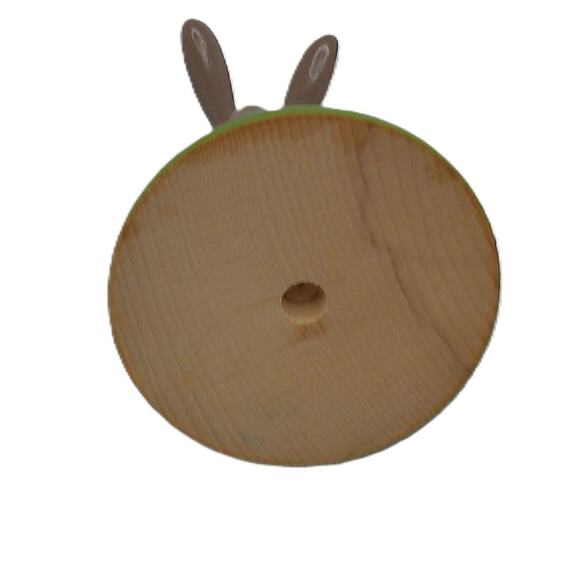 Vintage German Erzgbirge Bunny Rabbit Painting Eggs READ - Picture 5 of 6